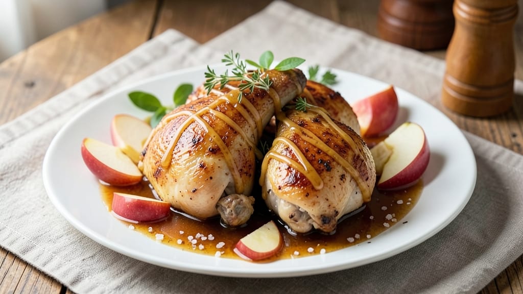 Apple Honey Chicken Recipe: Crispy Skin and Sweet Glazed Tenderness