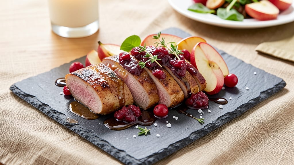 Apple Cranberry Pork Loin Recipe: Honey-Balsamic Braise With Crispy Edges