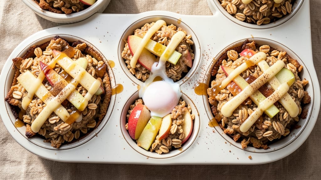 Apple Cinnamon Oatmeal Cups Recipe: Portable Breakfast Stacks With Warm Spice