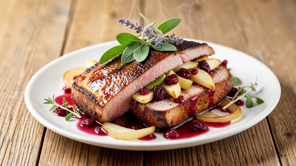 Apple Cranberry Stuffed Pork Chops Recipe: Sweet-Tart Stuffing That Sticks to Every Bite